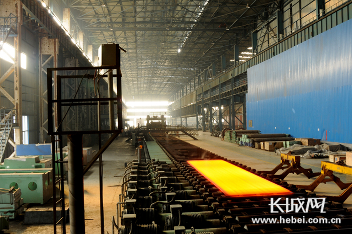 河北敬业中厚板有限公司。资料图片