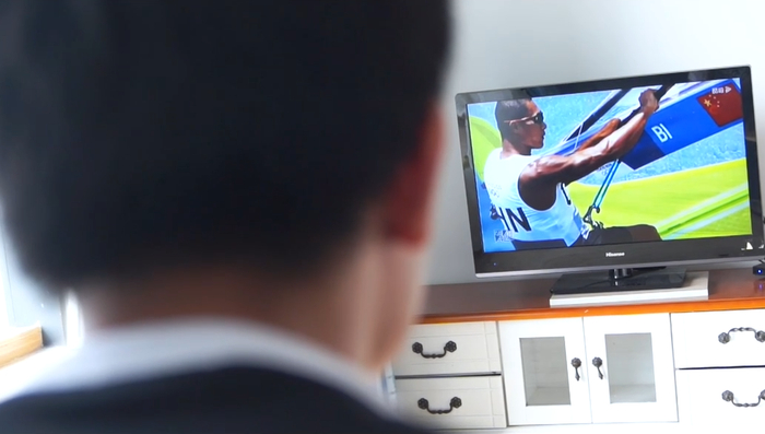 聂洋是个体育迷，他对奥运比赛几乎场场不落