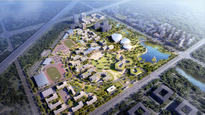 ▲华中农业大学襄阳现代农业研究院效果图