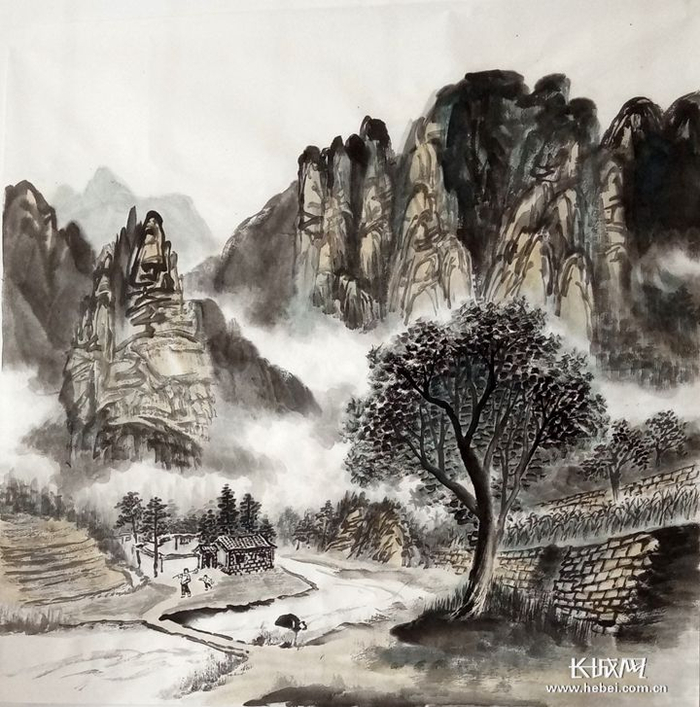 焦庆生作品《陷溢河畔》