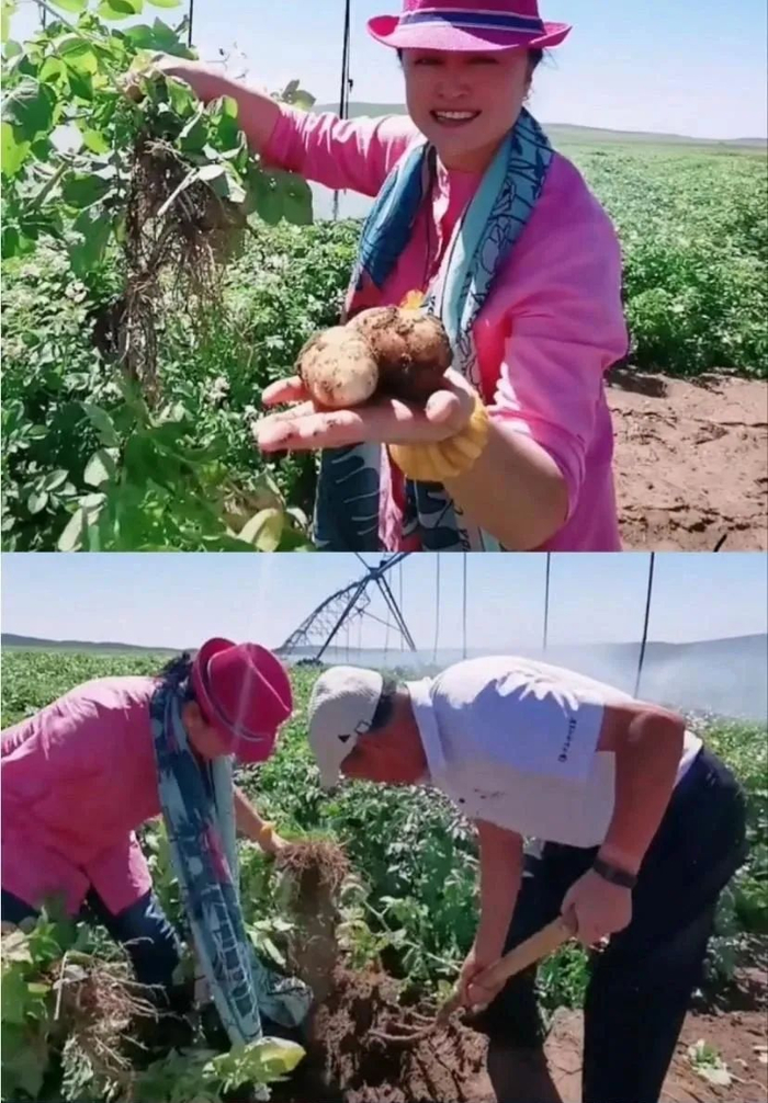 　·于月仙一周前在抖音上发布的视频截图。