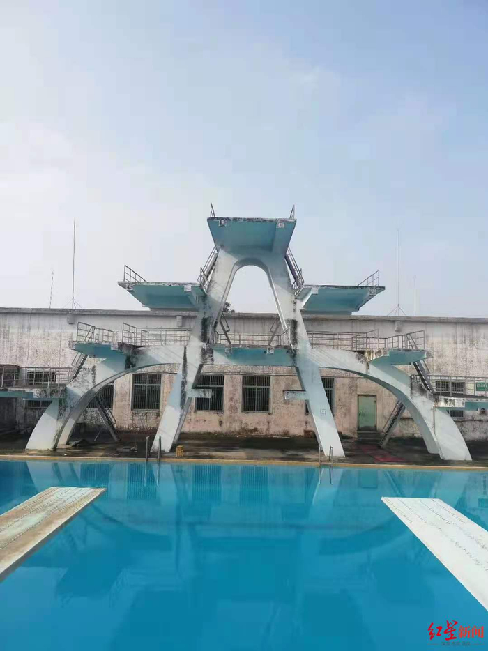 湛江体育学校露天跳台训练场&nbsp;受访者供图