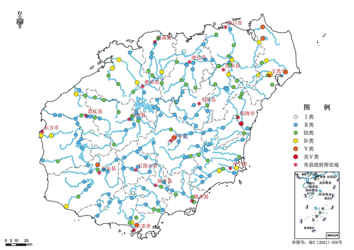 地表水环境质量示意图