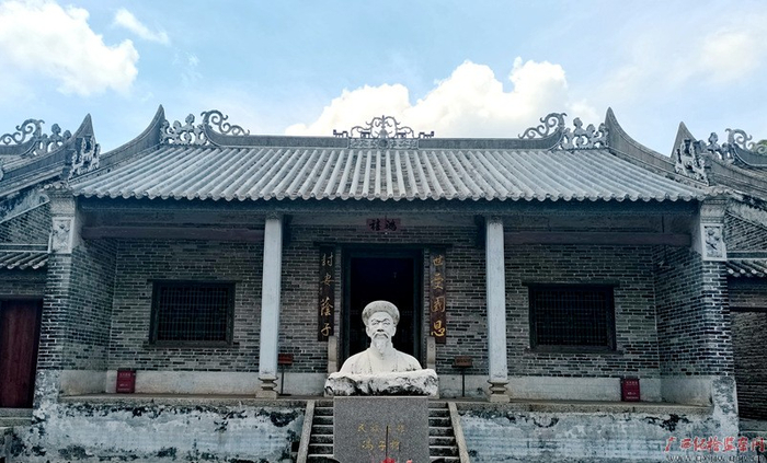 图为冯子材故居。（梁友佳/摄）