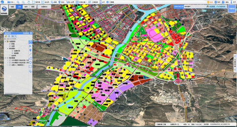 ▲卫星地图结合其他软件以及离线开发