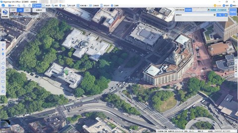 ▲美国纽约（卫星地图来源：bigemap大地图）