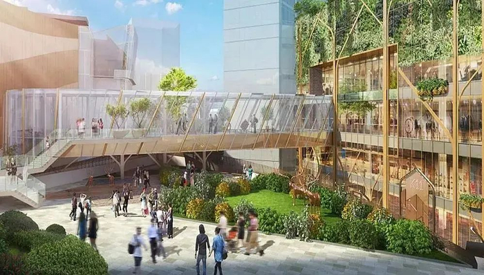 武汉K11室外休闲区 效果图