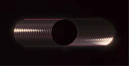 虞骏获奖的印尼日全食“贝利珠”。虞骏 摄