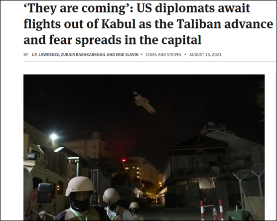 图片截取自美国《星条旗报》