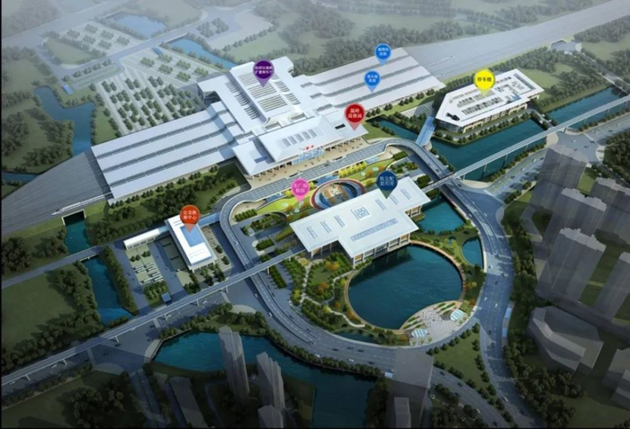 　　温岭高铁站示意图