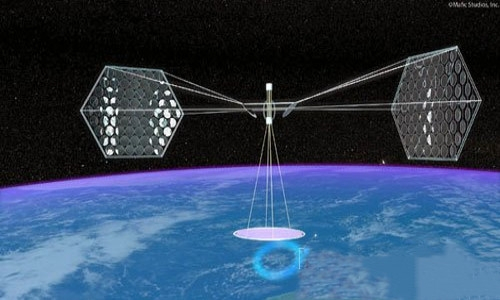 空间太阳能电站概念图