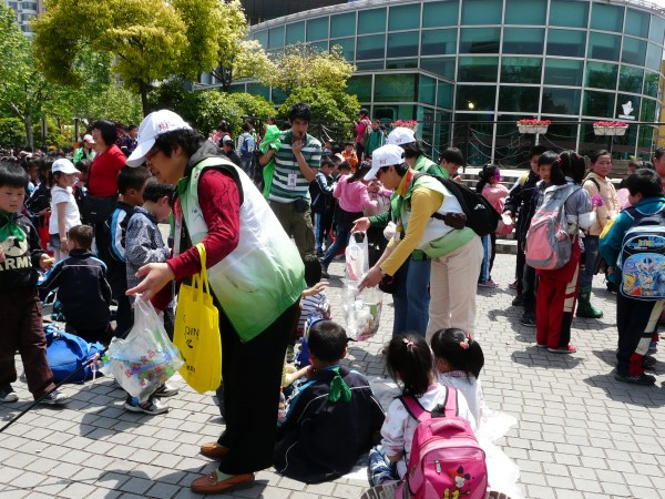 图说：环境保洁