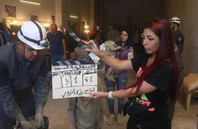 △揭露“白头盔”造假视频截图