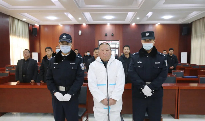 2020年12月，雷志强受贿、巨额财产来源不明案一审宣判。图片来源：庆阳市中级人民法院微信公众号