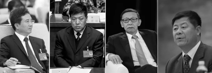 （资料图片）周江勇、刘新云、蔡鄂生、王富玉。图/中新 人民视觉