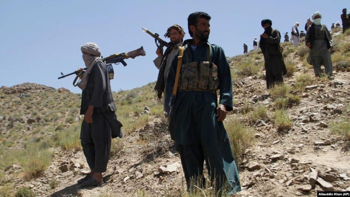 ↑塔利班军事委员会西区的战斗人员。