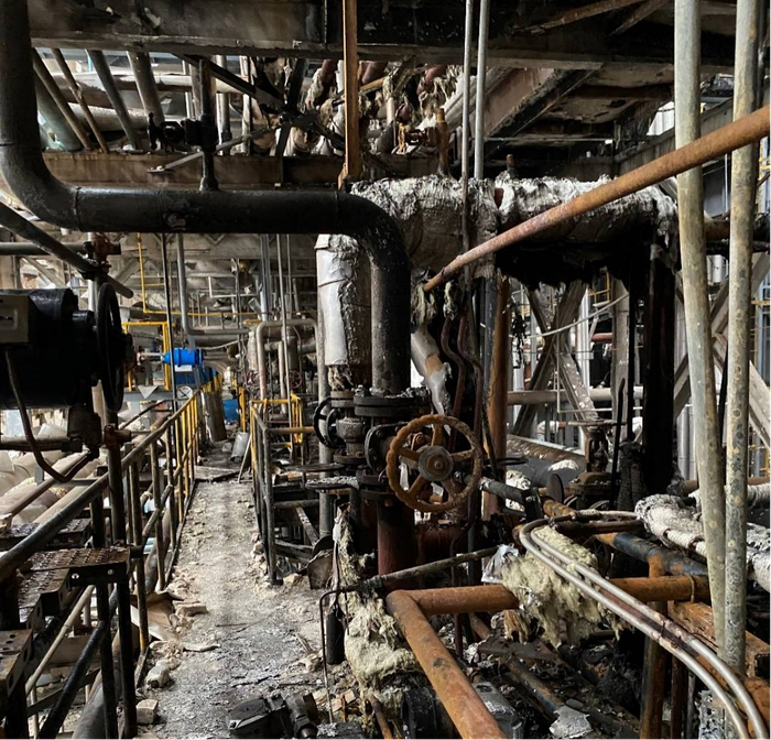 图5  事故现场过火情况