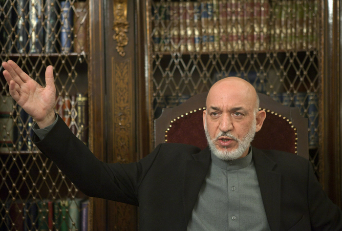 阿富汗前总统卡尔扎伊（资料图）