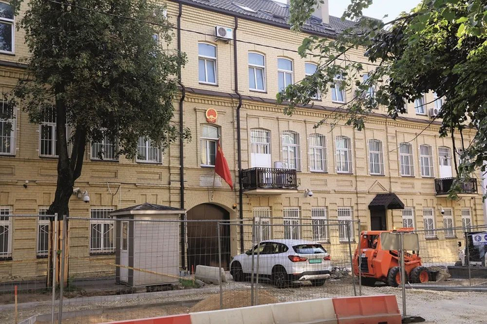  ·2021年7月23日的中国驻立陶宛大使馆。