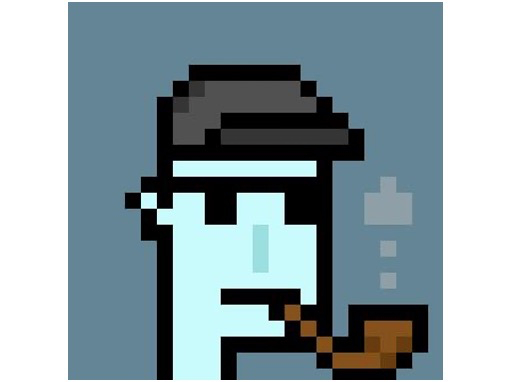 卖出4200个以太坊的CryptoPunk 7804形象，图片来自于Twitter