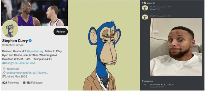 库里的新头像，图片来自于Twitter