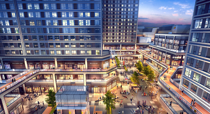 （高新天街效果图）