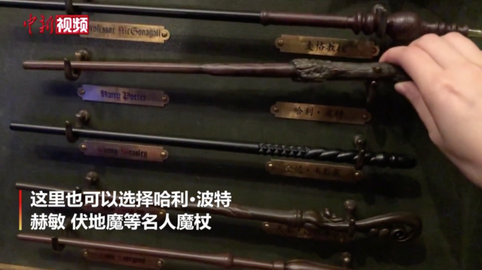 图为哈利波特的魔法世界景区。