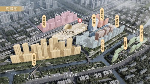 项目鸟瞰效果图