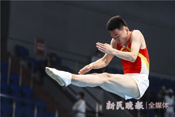 图说：高磊在比赛中 新民晚报记者 李铭珅 摄