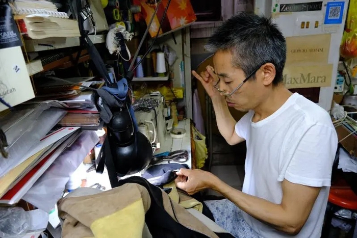 ▲“122号改衣”店主张杰