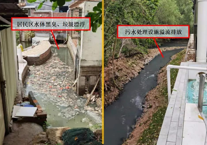 图2 &nbsp;电白城区水质净化厂纳污范围内污水直排现象较为突出