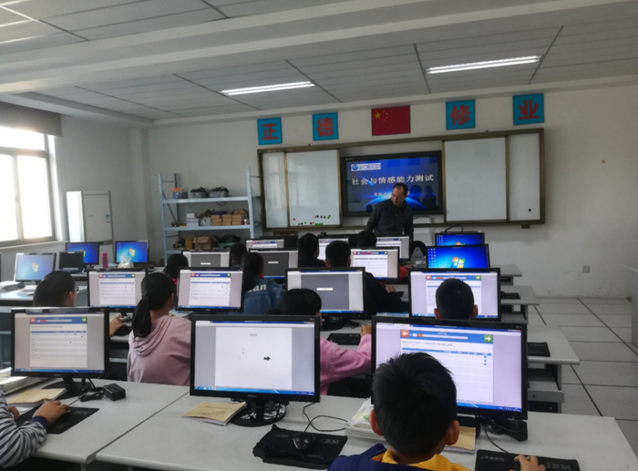 ▲ 苏州学生测评现场