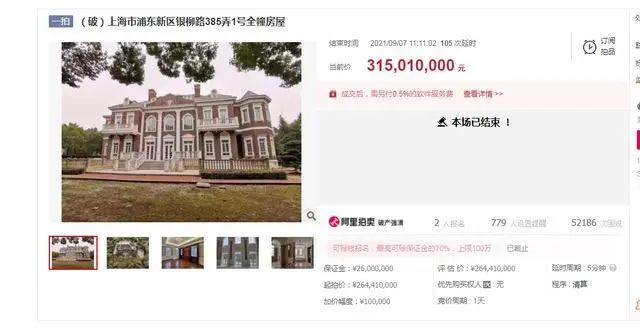 图片来源：阿里司法拍卖网站