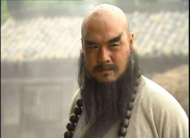 ▲尽管如此，若按照古人“须眉男子”的标准，鲁智深也是顶级美男，来源/98版《水浒传》截图