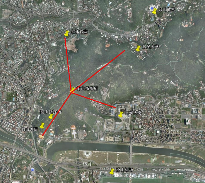位于台北鸡南山的衡山指挥所，是台军战时最高指挥中心 图源：社交媒体