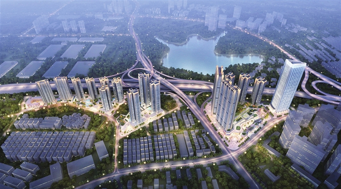  深国际万科和颂轩项目效果图。