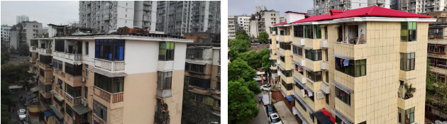 苏眼井社区老旧社区改造前后对比