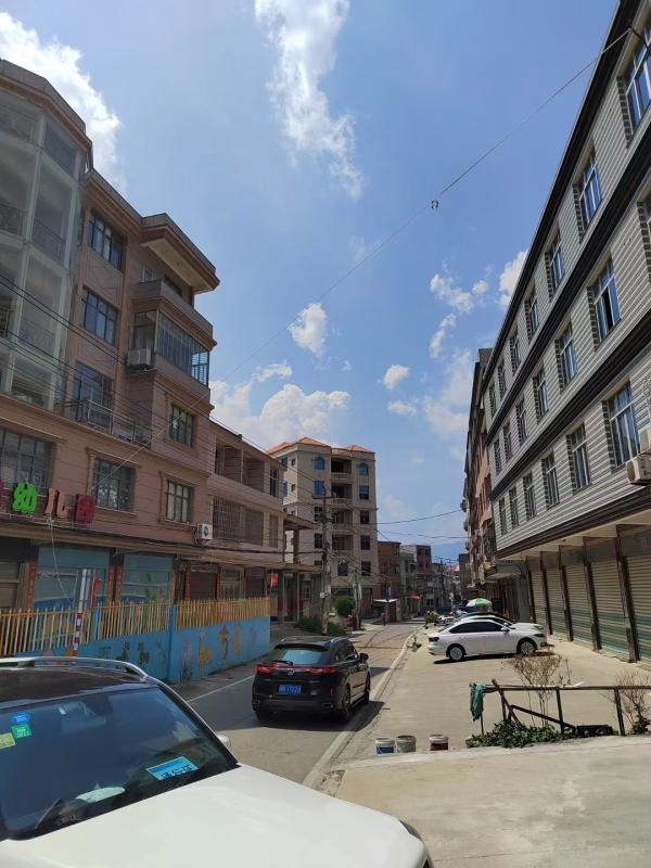 枫亭镇疫情管控后的街景。卢惠姗供图