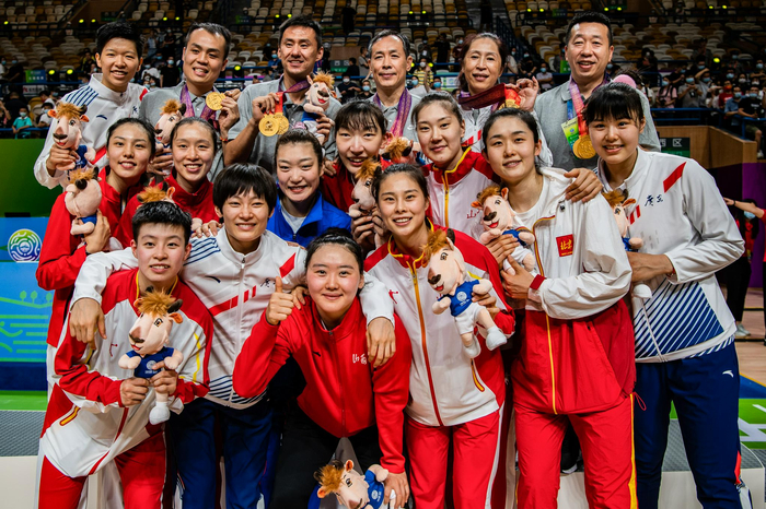 女篮奥运联合队夺金。