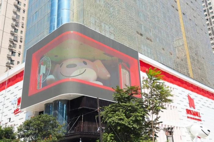 京东MALL巨型3D裸眼屏