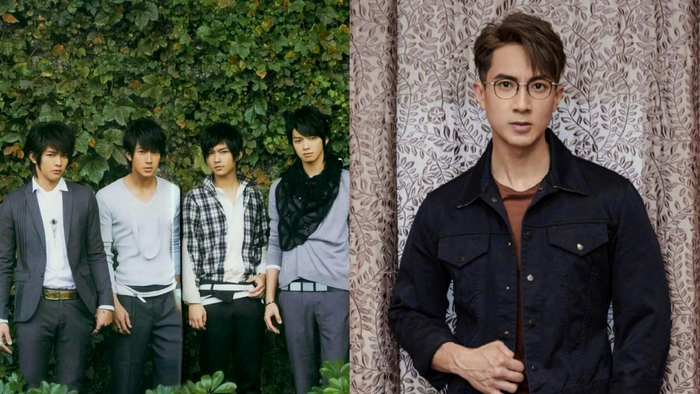 左为飞轮海组合右为吴尊