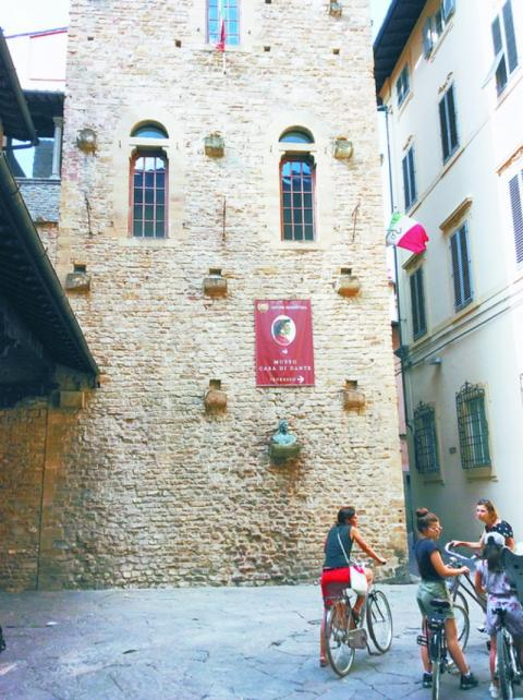 佛罗伦萨但丁故居。海龙摄