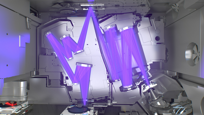 阿斯麦NXE3400型EUV光刻机 图片来源：ASML官网