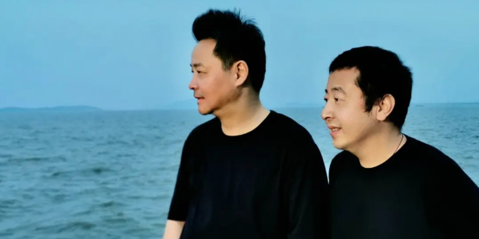 余华与贾樟柯在海盐观海园 剧照