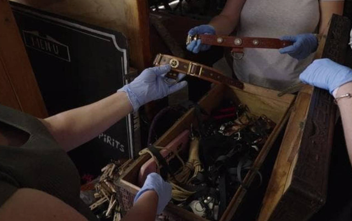 ·警方搜查戴维斯的“卡迪福之家”，发现很多虐待女性的工具。