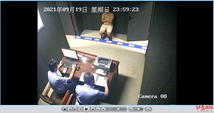 视频监控截图，高速交警供图