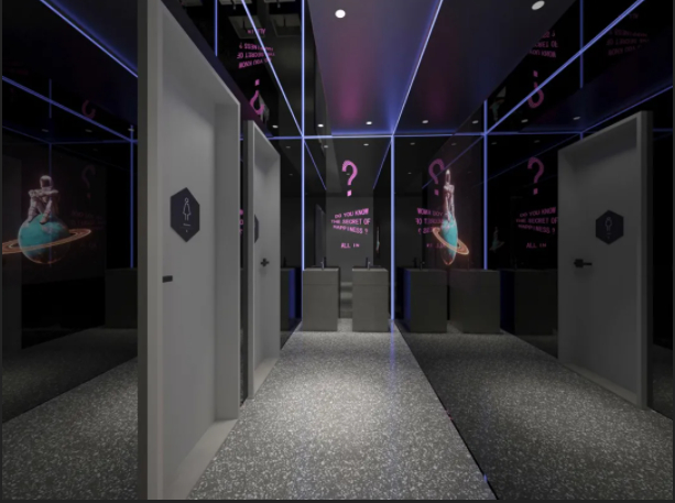 ▲轻BOX酒店卫生间效果图