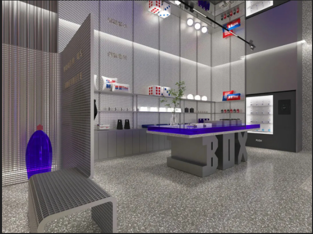 ▲轻BOX酒店新零售区域效果图