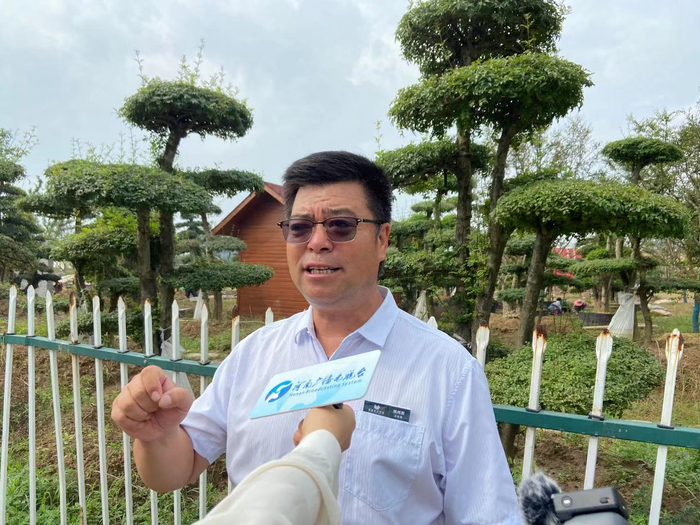 鄢陵花卉市场总经理姚树新