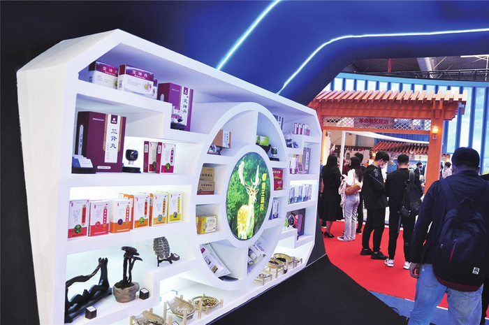 吉林鹿王药业展位